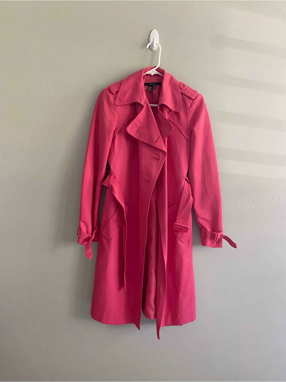 Classic Vintage 90's Zara Trench Coat /Size small